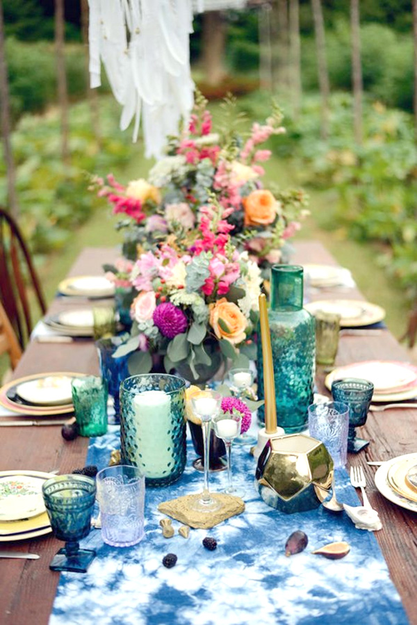 allestimento matrimonio stile bohemien